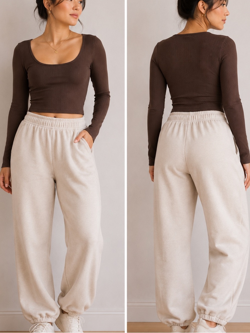 Lululemon Softstreme Relaxed Jogger Cream Beige Sweatpants M
